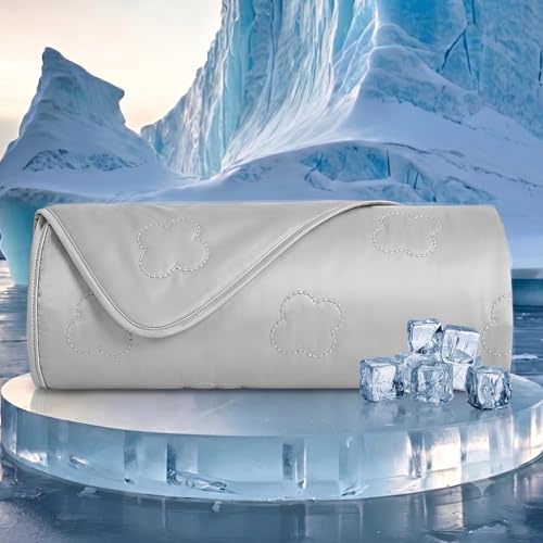 IUUI Cooling Blanket Twin Size - Double-Sided Cold Touch for Hot Sleepers
