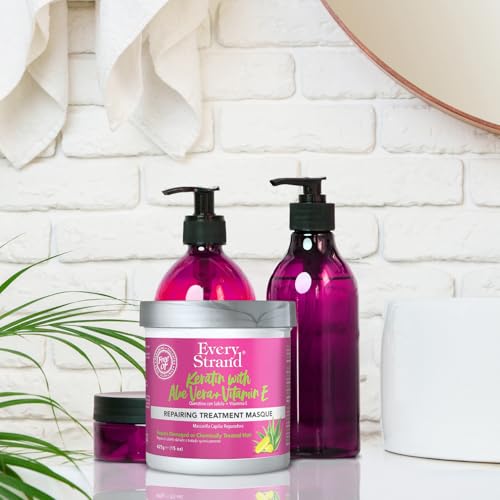 Every Strand Keratin Hair Mask Deep Conditioning for Damaged Hair 15oz