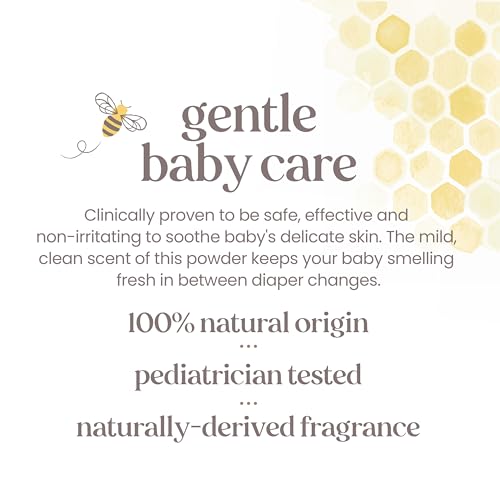 Burt's Bees Baby Dusting Powder 7.5 oz - Natural, Talc-Free, Hypoallergenic