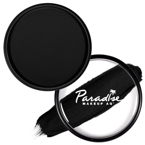 Mehron Paradise AQ Black Water-Activated Face & Body Paint 1.16 oz