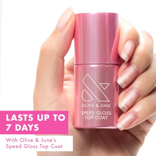 Olive & June Quick Dry Nail Polish - Vegan, Smudgeproof, 15-Free
