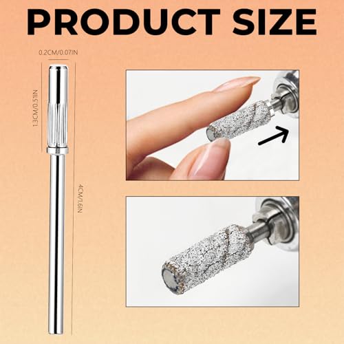 30 Pcs 3.1mm Mandrel Nail Drill Bits for Electric Nail Machines