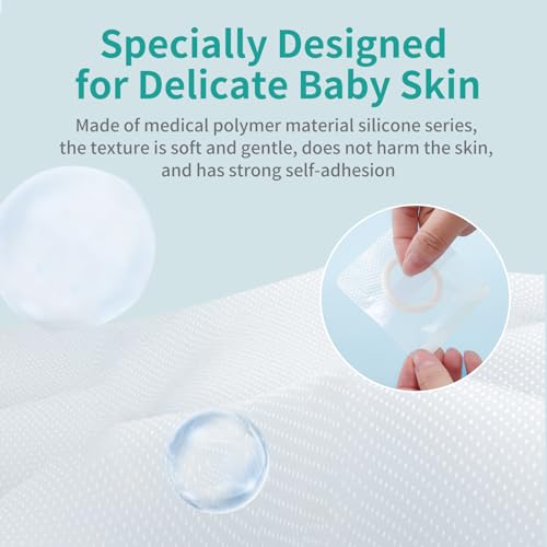 Lefeke Baby Belly Button Patches - Waterproof Navel Shaper (14 Pack)