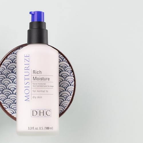DHC Rich Moisturizer - Lightweight Hydrating Face Cream for Dull Skin, 3.3 oz