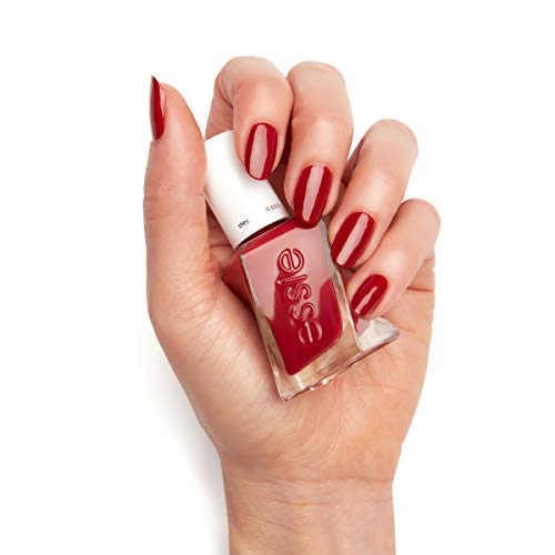 Essie Gel Couture Nail Polish - Paint The Gown Red 0.5 oz #342, Long-Lasting, Chip-Resistant