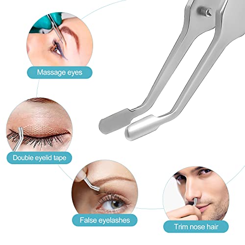 Stainless Steel Eyelid Massage Tweezers for Dry Eye & Meibomian Gland Expression