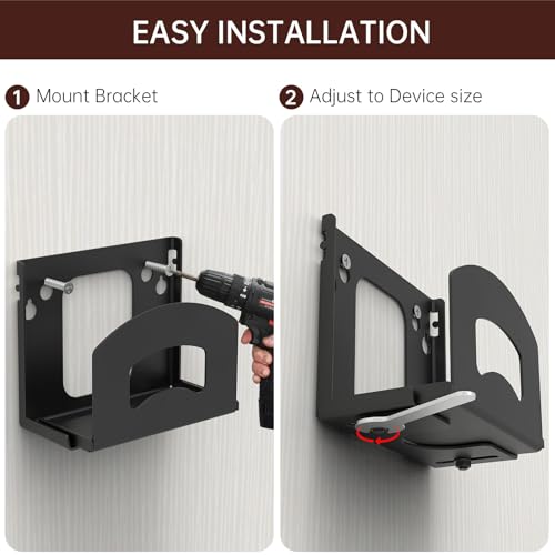 Adjustable Cable Box Wall Mount for Modems & Media Devices