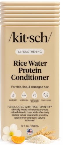 Kitsch Rice Water Strengthening Conditioner for Thin & Damaged Hair