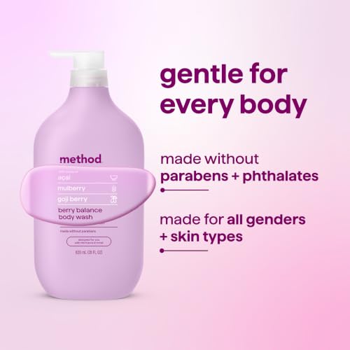Method Berry Balance Body Wash - 28 fl oz - Nourishing Cleanser