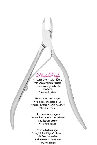 Staleks Pro SMART 80 Cuticle Nippers 4mm - Stainless Steel Manicure Tool