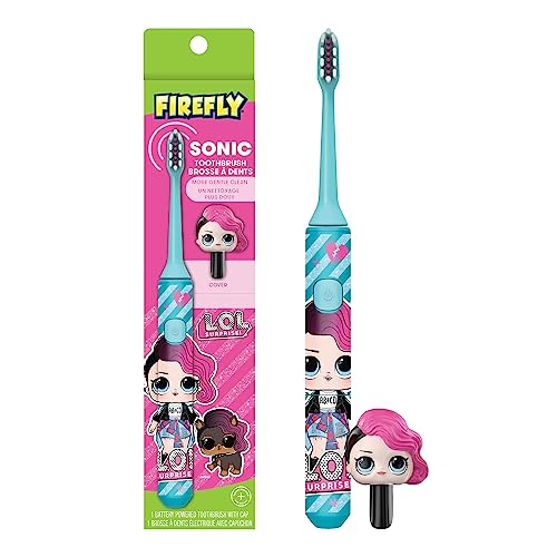 Firefly L.O.L. Surprise! Sonic Electric Toothbrush with 3D Cover & Soft Bristles - 1 Pack