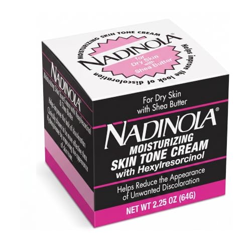 Nadinola Skin Discoloration Cream for Dry Skin - 2.25 oz Face Treatment