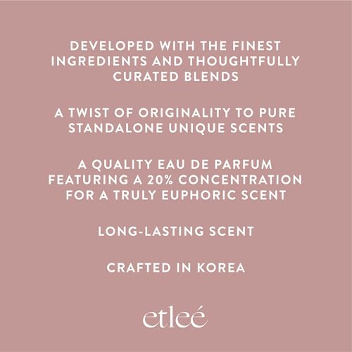 ETLEÉ French Vanilla Eau de Parfum - Long-Lasting Oriental Luxury Fragrance