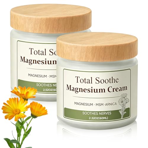 LHBMET Magnesium Cream with MSM & Arnica - Soothing Body Care (2PCS)