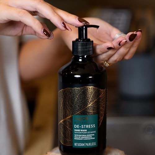 I LOVE Wellness De-Stress Hand Wash - Hydrating Lemongrass Scent - 16.9 oz - Fresh Pack of 1