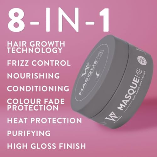 Watermans Rosemary & Argan Oil Deep Hair Mask for Dry Damaged Hair, 6.76 fl oz