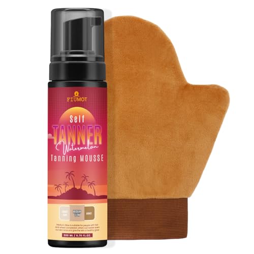 Self-Tanning Mousse for Natural Sun-Kissed Glow - Fast-Drying & Streak-Free, 6.76 FL