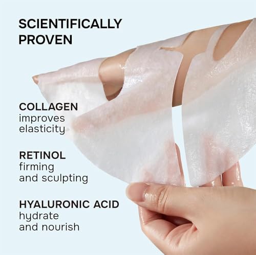 SimplyVital Collagen & Retinol Hydrating Sheet Mask - 7 Pack