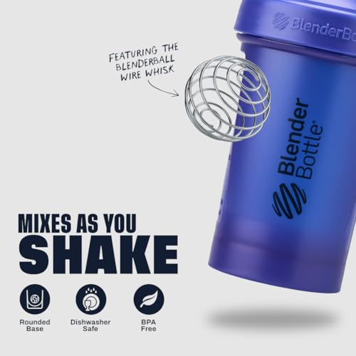 BlenderBottle Classic V2 Shaker Bottle 28 oz - Reflex Blue