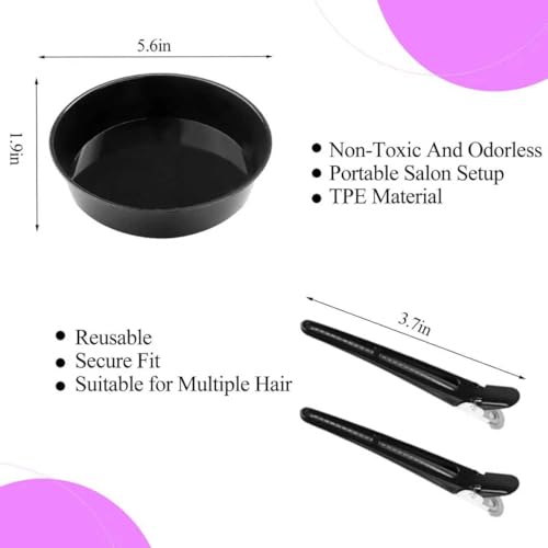 Vivinin 19PCS Hair Dye Kit with Brushes, Bowl, Clips & Gloves