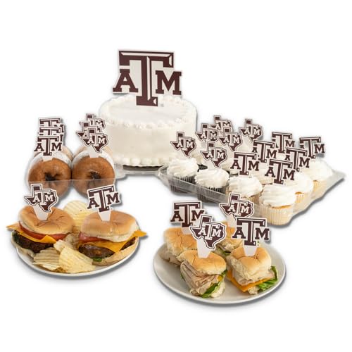 Texas A&M Aggies 25-Piece Food Picks & Cupcake Toppers Set