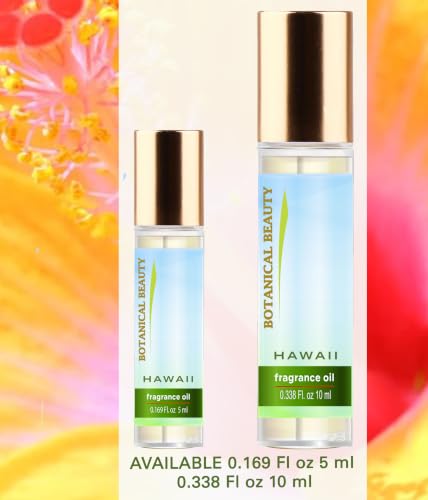 Botanical Beauty Hawaii Tropical Fragrance Oil Rollerball, 10ml
