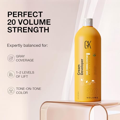 GK HAIR 20 Volume Professional Hair Developer Cream, 33.8 Fl Oz