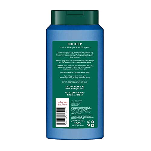Biotique Kelp Protein Shampoo for Hair Fall - 340ml Natural Hair Care