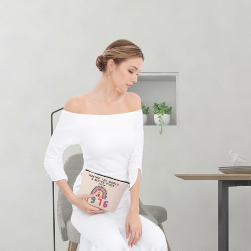 50th Birthday Makeup Bag for Women, 1976 Anniversary Gift for Her