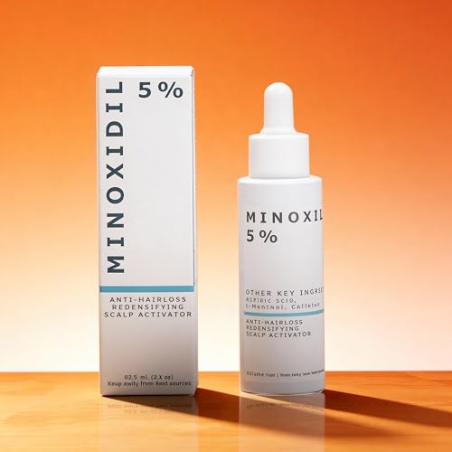 Minoxidil 5% Hair Growth Solution for Men and Women - 2.1 fl oz