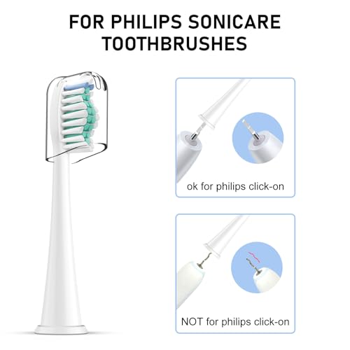 ELFIN Electric Toothbrush Heads 4-Pack for Philips Sonicare