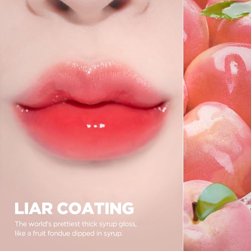 lilybyred Bloody Liar Coating Tint - 02 Sentimental Lychee, Long-Lasting Lip Stain with Glossy Finish