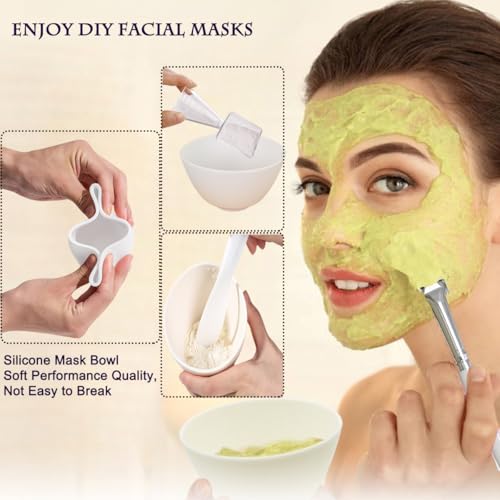 30-Piece Facial Care Tool Set with Silicone Bowls & Brushes