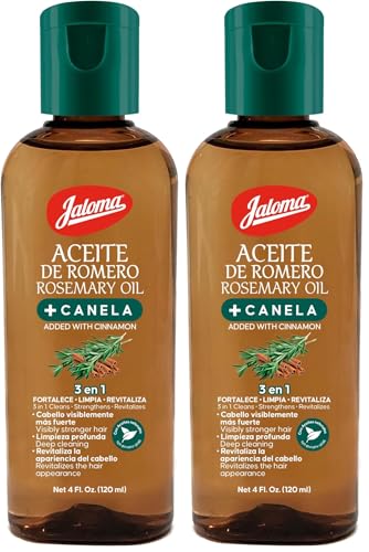 Jaloma Rosemary & Cinnamon Hair Oil - 3-in-1 Strengthening Treatment (2 Pack)