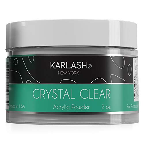 Karlash Professional Acrylic Nail Kit: 2oz Crystal Clear Powder & 4oz Monomer