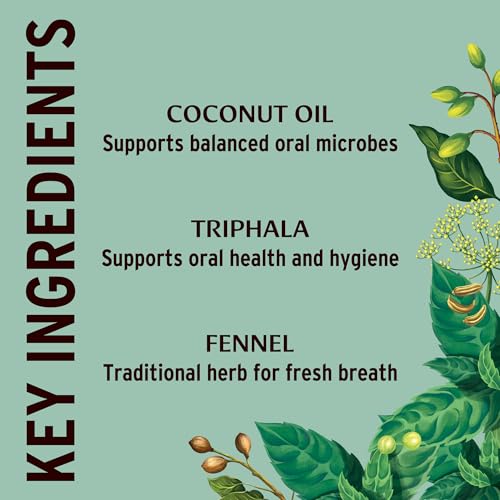 Banyan Botanicals Mint Daily Swish Organic Ayurvedic Oil Pulling Mouthwash