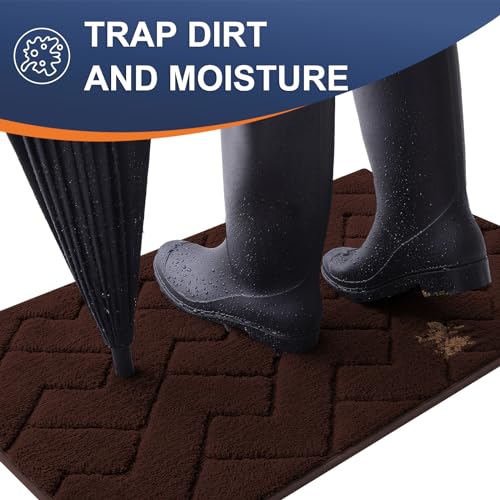 OLANLY Indoor Door Mat - 36x24, Non-Slip, Absorbent & Easy to Clean