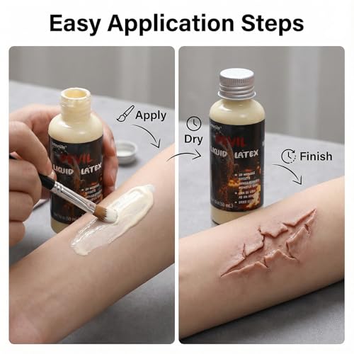 Liquid Latex Makeup for SFX & Cosplay (50ml) - GloomGlo