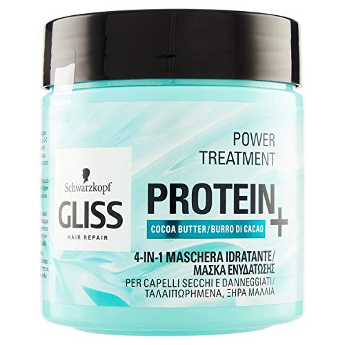 Schwarzkopf Gliss 4-in-1 Hair Mask with Protein & Cocoa Butter, 400ml