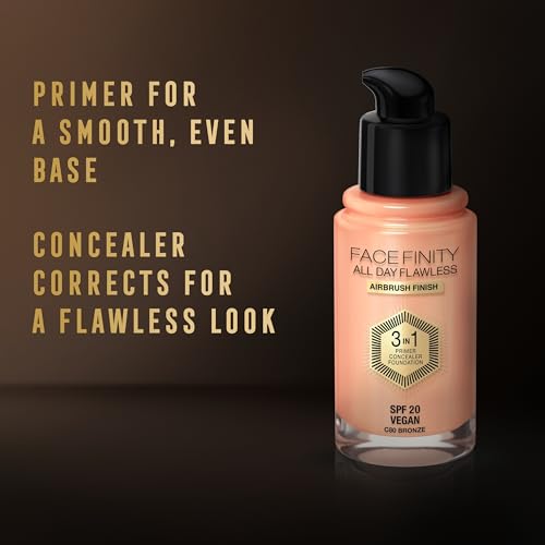 Max Factor Facefinity All Day Flawless Foundation SPF 20, No. 55 Beige - 1 Count