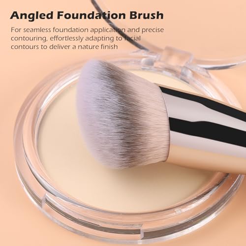 TEOYALL Dual-Ended Foundation & Concealer Brush - Two Sizes