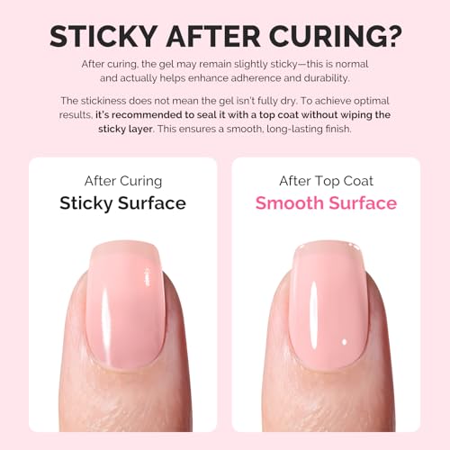 MelodySusie Builder Nail Gel - Thickening Soak Off UV Gel for Nail Art