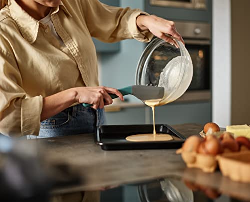 Joseph Joseph Duo Silicone Spatula - Ergonomic, Heat-Resistant Tool for Mixing Bowls