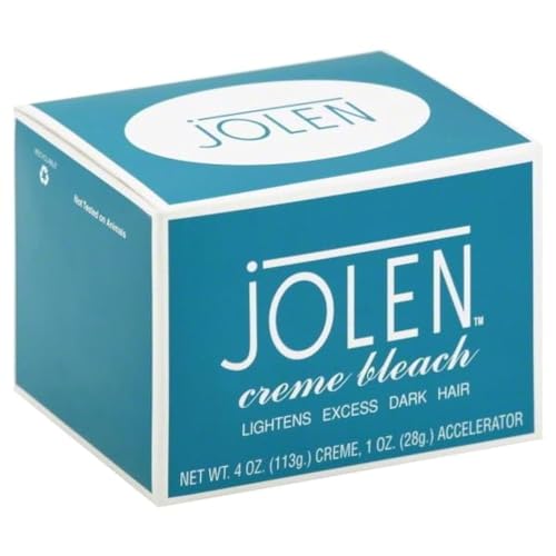 Jolen Creme Bleach Original Formula - 4 Ounce Facial and Body Hair Bleach
