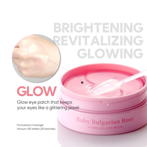 Petitfee Koelf Ruby & Bulgarian Rose Hydrogel Eye Patches - 60 Count