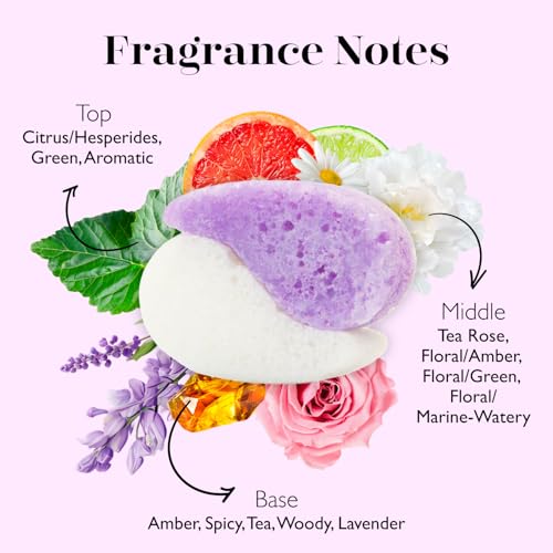 Spongellé Lavender Fields Mani-Pedi Buffer - Exfoliating Foot & Nail Scrub, Cruelty-Free Vegan, Made in USA