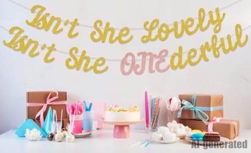 Isn't She Lovely ONEderful Banner | 1st Birthday Decorations
