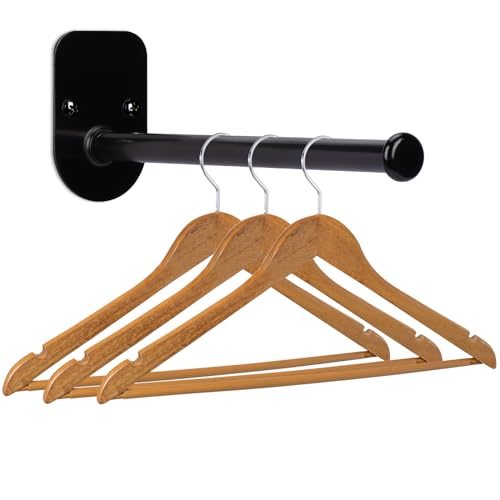 XINYUWIN Stainless Steel Wall-Mount Clothes Hanger Rack - 19cm