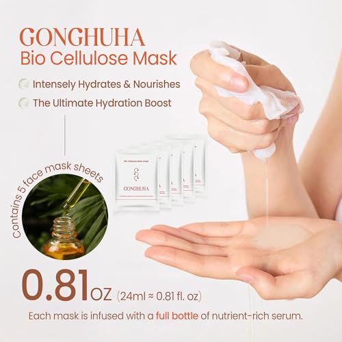 White Red Ginseng Bio Cellulose Face Mask - Hydrating & Soothing