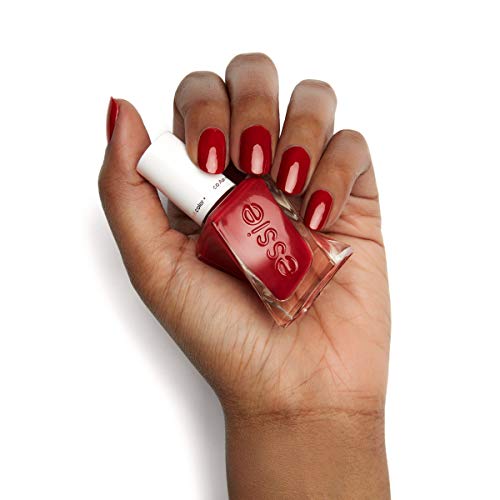 Essie Gel Couture Nail Polish - Paint The Gown Red 0.5 oz #342, Long-Lasting, Chip-Resistant